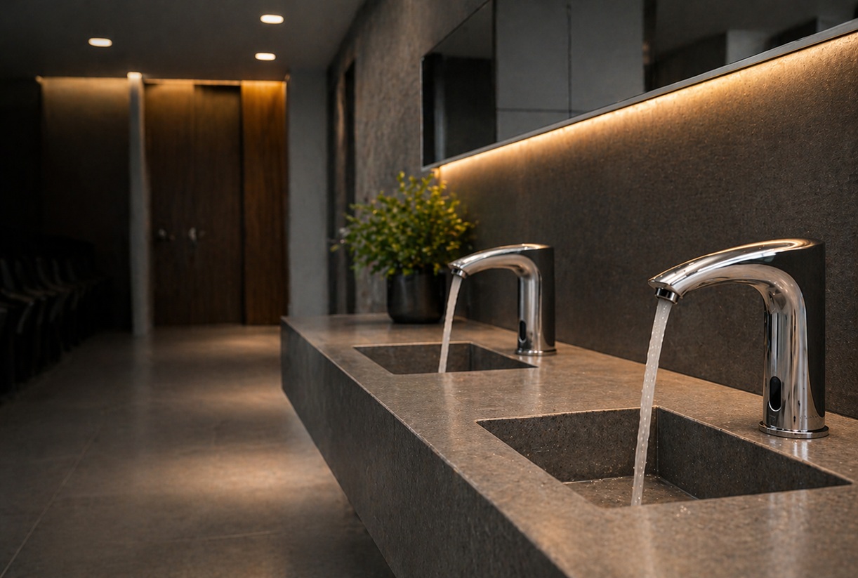 Touchless sensor faucet technology